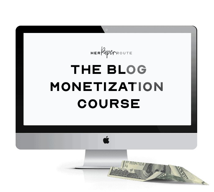 blog monetization course