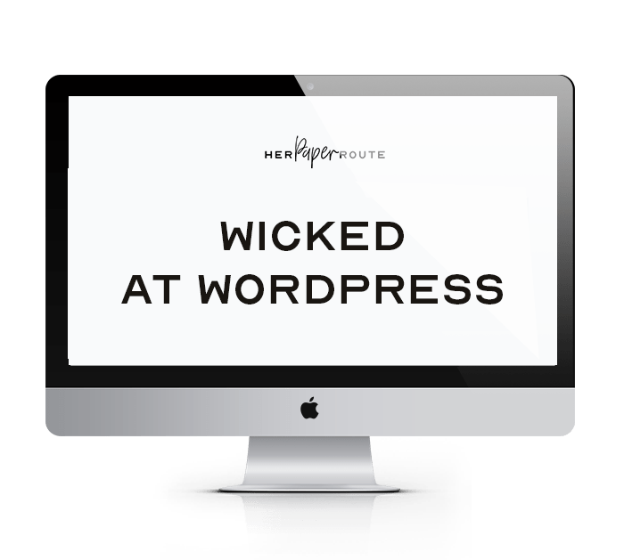 Wicked at WordPress course