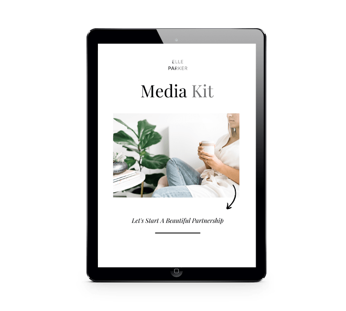customizable media kit template