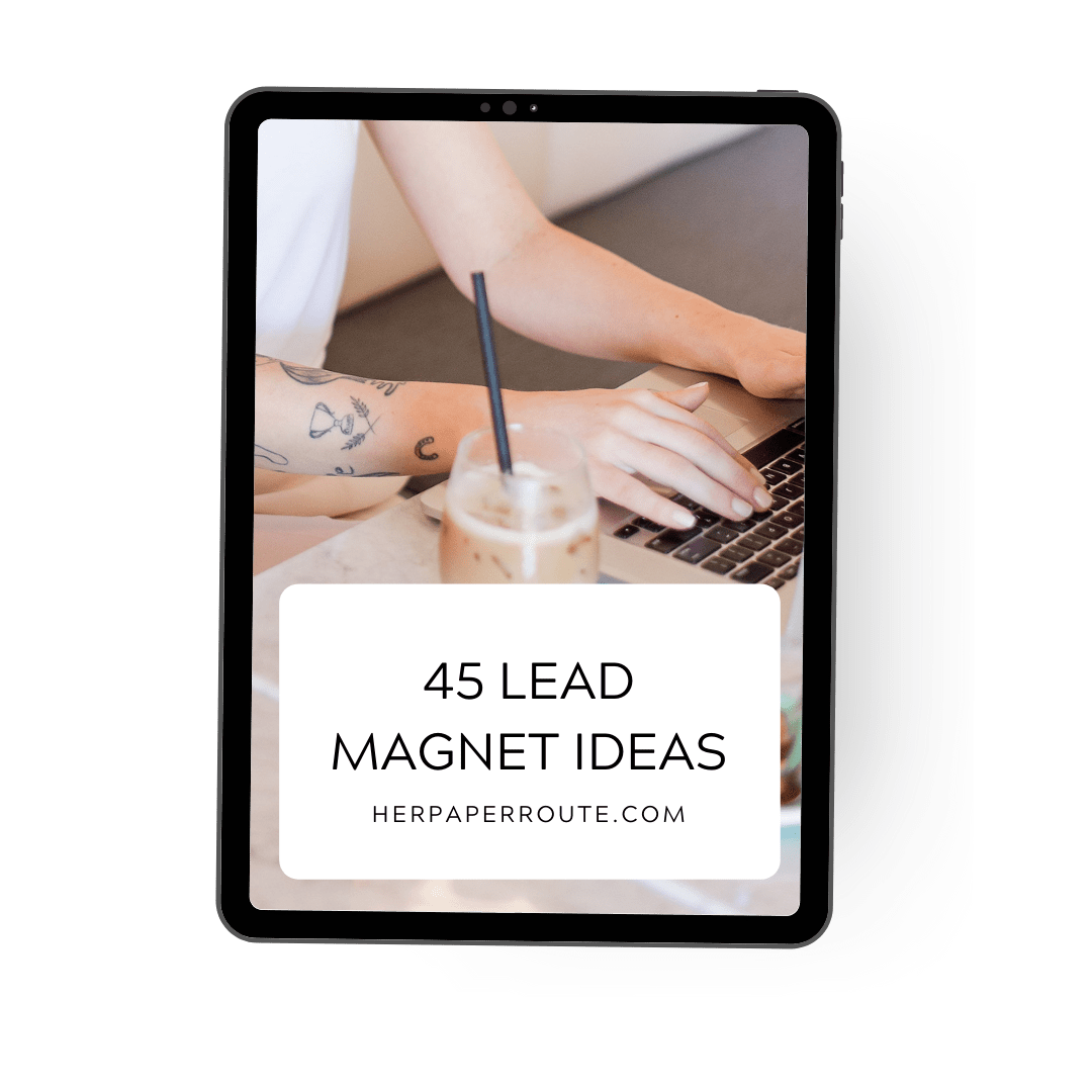 LEAD MAGNET IDEAS COVER