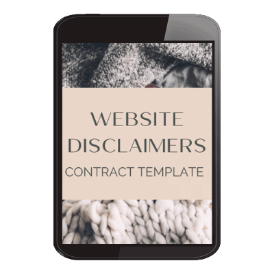 website-disclaimers-template